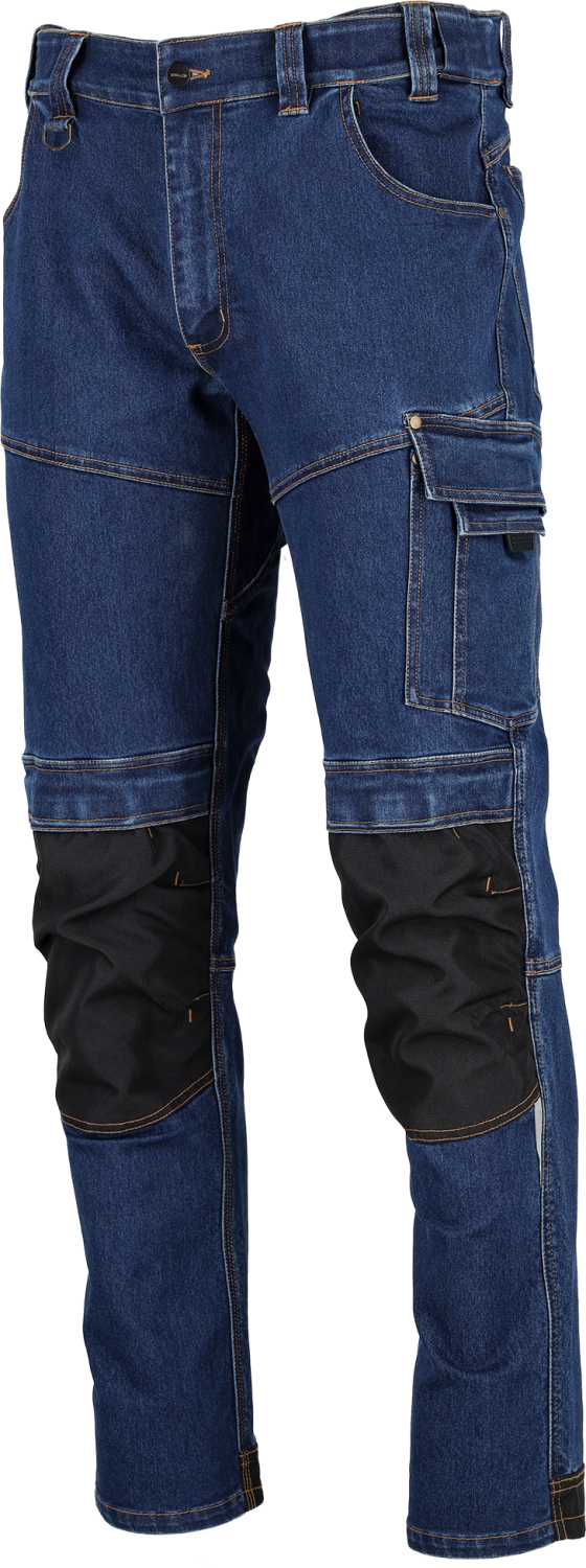 DANNY 4XL navy blue denim work trousers STALCO S090101019